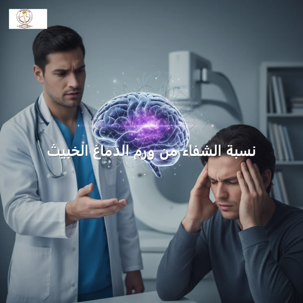 نسبة الشفاء من ورم الدماغ الخبيث​